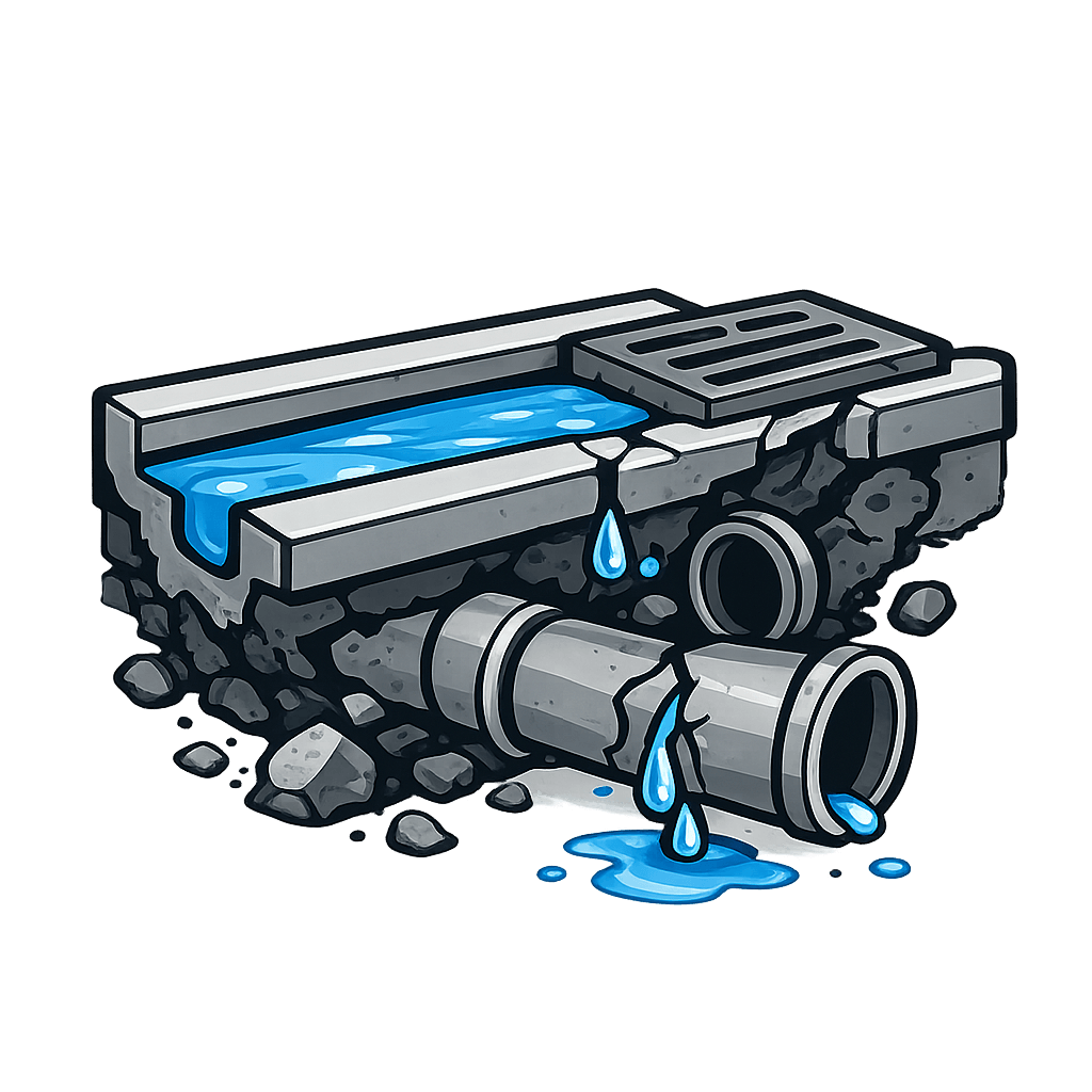 Drainage failures